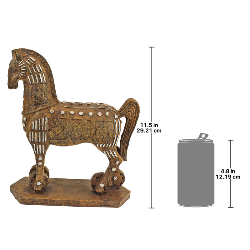 Figurine légendaire cheval de Troie