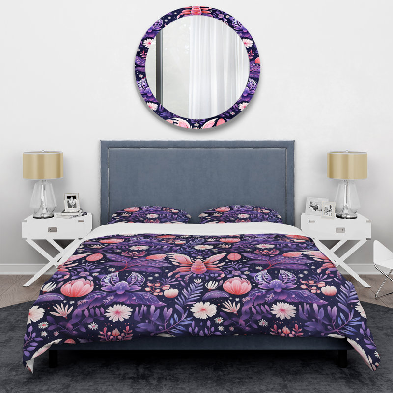 Ensemble de housse de couette Atalie, Housse de couette pour très grand lit et 2 très