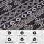 Tapis intérieur / extérieur noir / blanc Ishi Southwestern-311241403