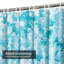 Rideau de douche aquarelle bleu océan à 12 crochets-2035459172