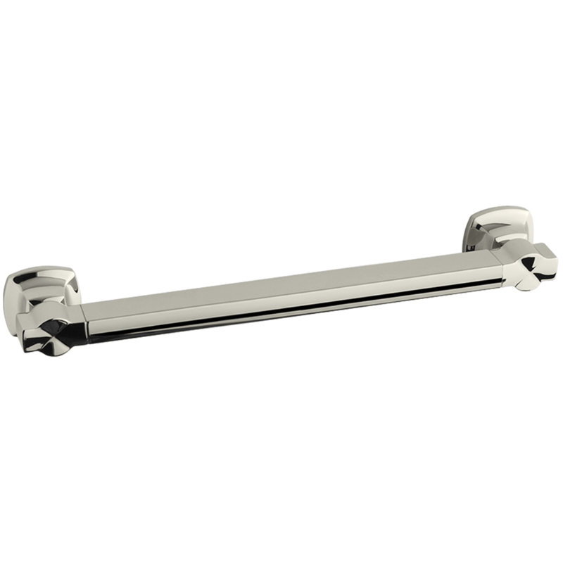 Margaux Grab Bar, Vibrant Polished Nickel, 18"W