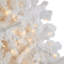 Arbre de Noël artificiel pin blanc avec lumières claires-303884789
