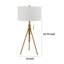 Lampe trépied en métal Vivi
