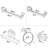 6-Piece Set Bathroom Hardware Sets-102096133