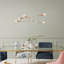 Lustre linéaire moderne à 6 lumières Adalgiso
