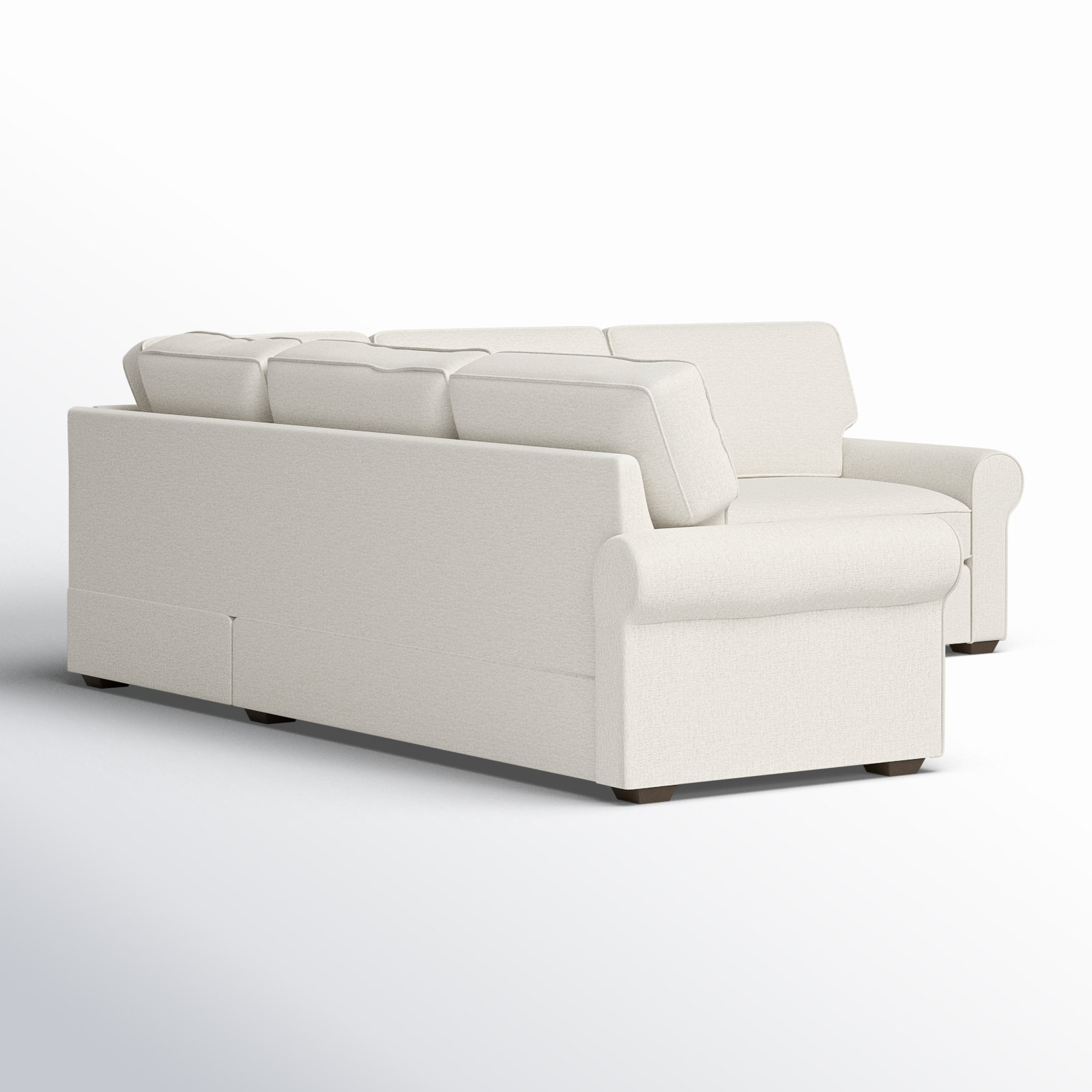 Porter Upholstered L-Sectional, Nomad Snow