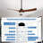 Nicola 52" 3-Blade Standard Ceiling Fan With Remote and Led Light-1104025774