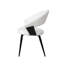 Chaise d'appoint moderne en similicuir et métal-1385961874