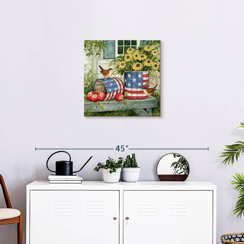 Lelar Old Glory II, 20" H x 20" W