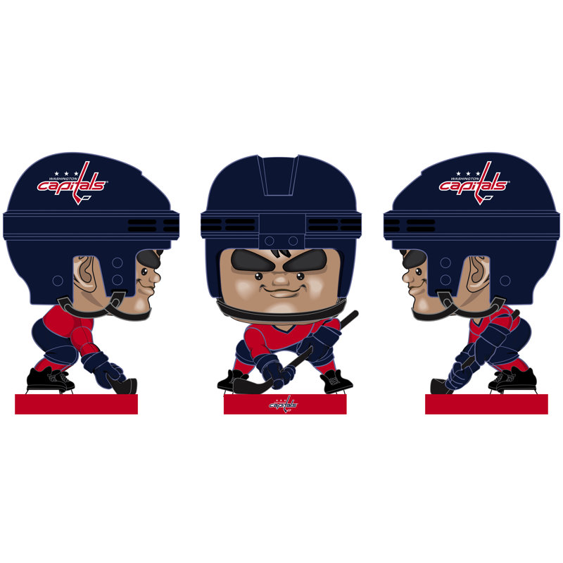 Lil Lil Big Head Statue, joueur, centre, Washington Capitals