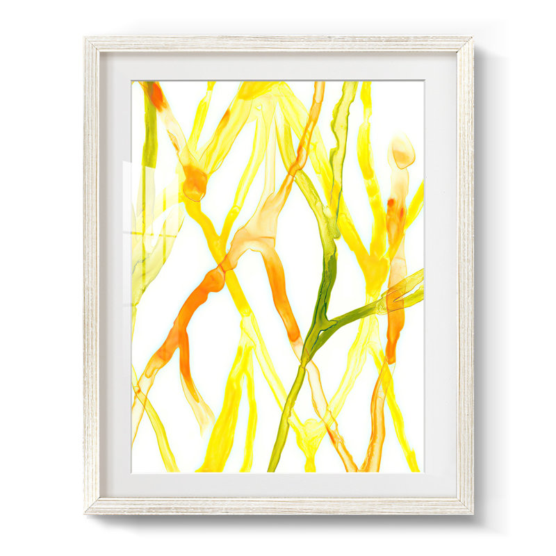 «RunnelIV», reproduction encadrée, H 19,5 po x l 16,5 po, Blanc