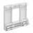 4-In-1 Detachable Hall Tree With Storage And Hooks, Multiple Functions Hallway Coat Rack With Storage Drawers And Cabinet, Shoe Bench For Entryway Hallway-1864880370