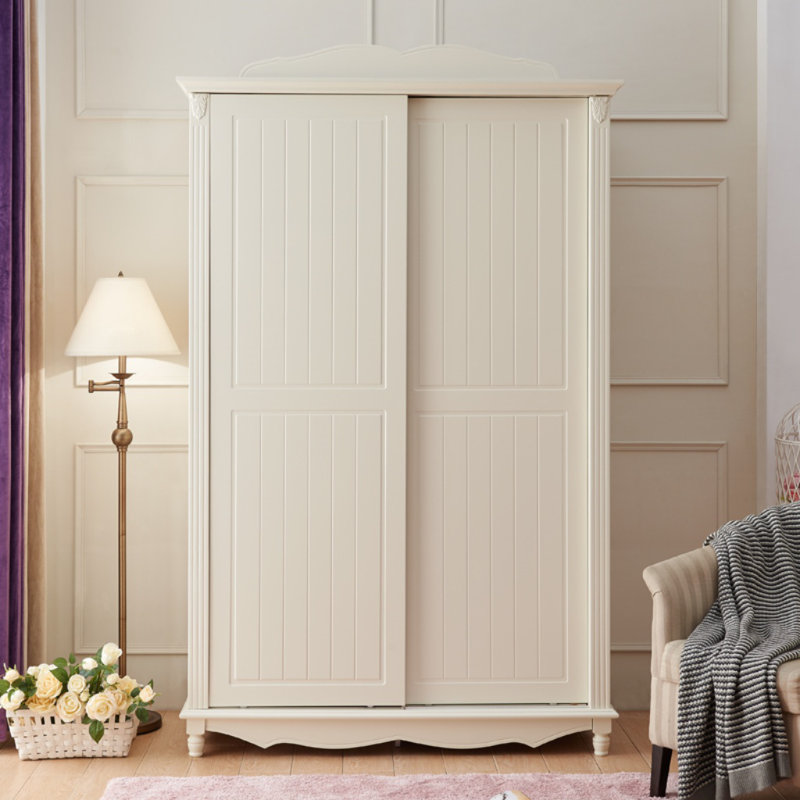 Garde-robe rétro de couleur unie