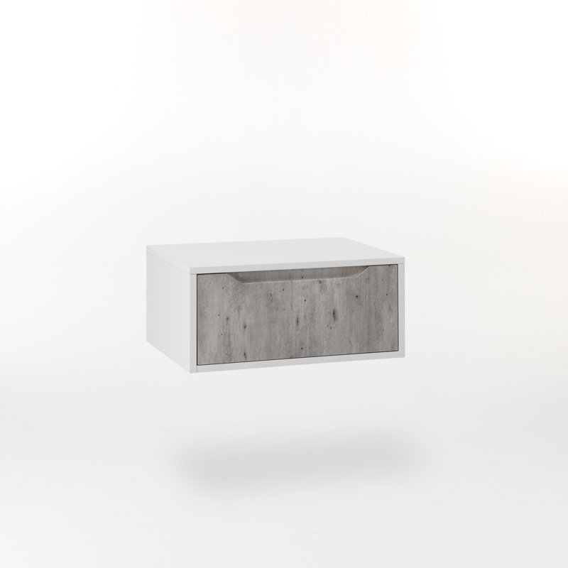 Yatts Bathroom Cabinet, Cement