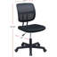 Chaise de bureau avec dossier en filet noir - Capacité de poids confortable et fonctionnelle de 250 lb pour un déplacement facile dans la charge de siège réglable