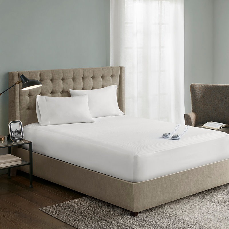 Protège-matelas imperméable blanc très chaud californien, Très grand californien