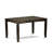 5 Piece Kitchen Table Set for 4 Includes a Rectangle Dining Room Table with Butterfly Leaf and 4 Faux Leather Upholstered Chairs, 36x66 Inch, Cappuccino-20549002