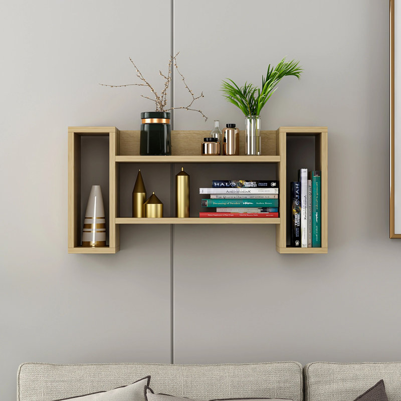 Angalena Floating Accent Shelf, Oak