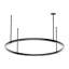 Mick De Giulio Stagger X-Large Ring Chandelier in Nightshade Black with Acrylic shade-1407831893