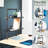 Vivo Clamp-On 2-Tier Decorative Industrial Pipe Shelves-1010322112-1010322114