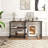 Patented 360° Free Rotating Sofa Side Table with Storage Shelves and Casters