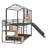 Allegonde Kids Twin Over Twin Bunk Bed-701799311