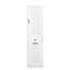 Armoire à linge blanche avec rangement efficace et système de tiroir polyvalent pour les accessoires
