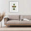«Bright Moths Earth Tones», reproduction sous verre encadrée, design par Farida Zaman-117083441-117083436