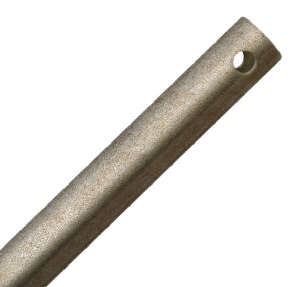 Anarkali Ceiling Fan Downrod in Silver Dust, Silver Dust, 36'' H x 0.5'' W x 0.5'' D