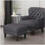 Fauteuil relaxant + repose-pieds