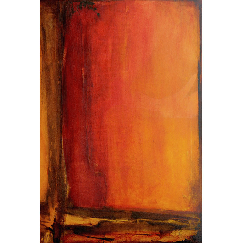 Red Dawn II 1 Piece Wrapped Canvas Painting, 46cm H x 30cm W