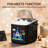 SOUKOO Countertop Ice Maker with Creative Building Block Display Panel, 26 lbs Daily Ice Production