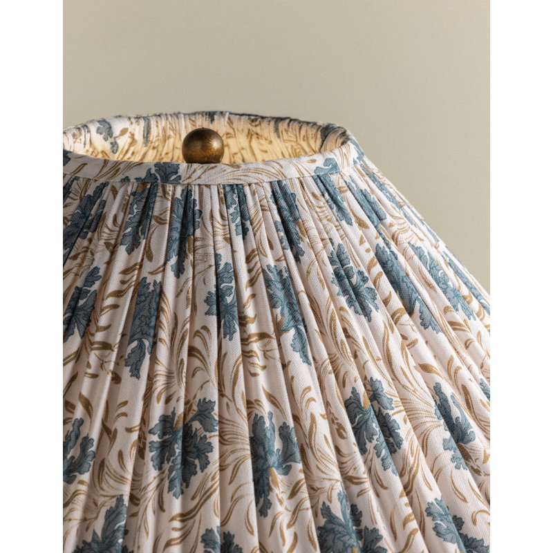 Kamas Table Lamp, Patina Brass/Ceramic Ivory Texture