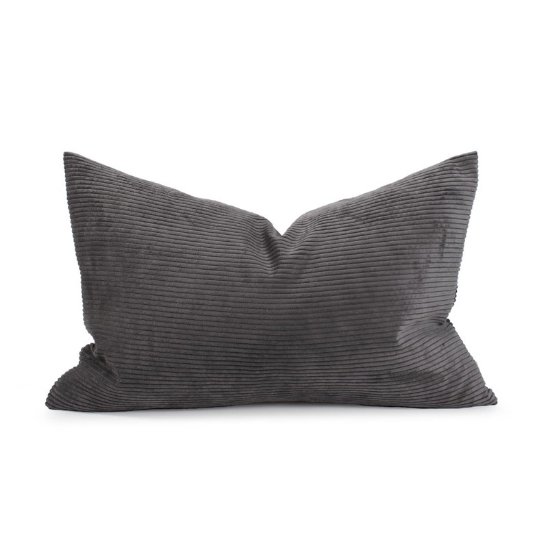 Gousset Pana - Insert en duvet, Gris anthracite, H 14 po x l 22 po, Rectangle