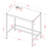 Fultonville 30"W Writing Desk with Built-In Outlets-422105609