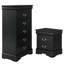 2 pièces Geller (table de chevet et commode) Assembly Aucun assemblage requis-729767114
