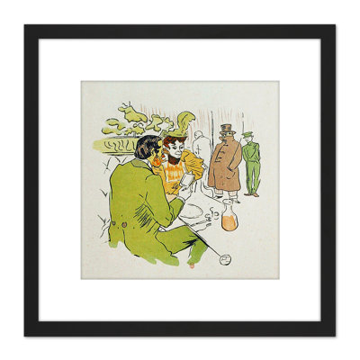 Jeanne Take It Le Rire 1897 by Henri De Toulouse-Lautrec - Single Picture Frame Print