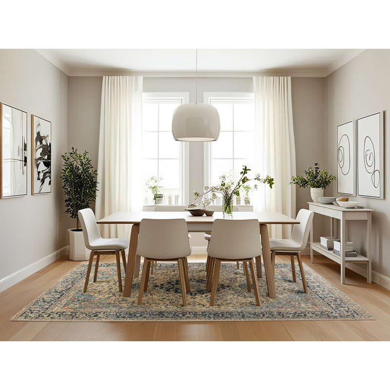 Evie-Mai Oriental Indoor Rug, Rectangle 7' x 10'