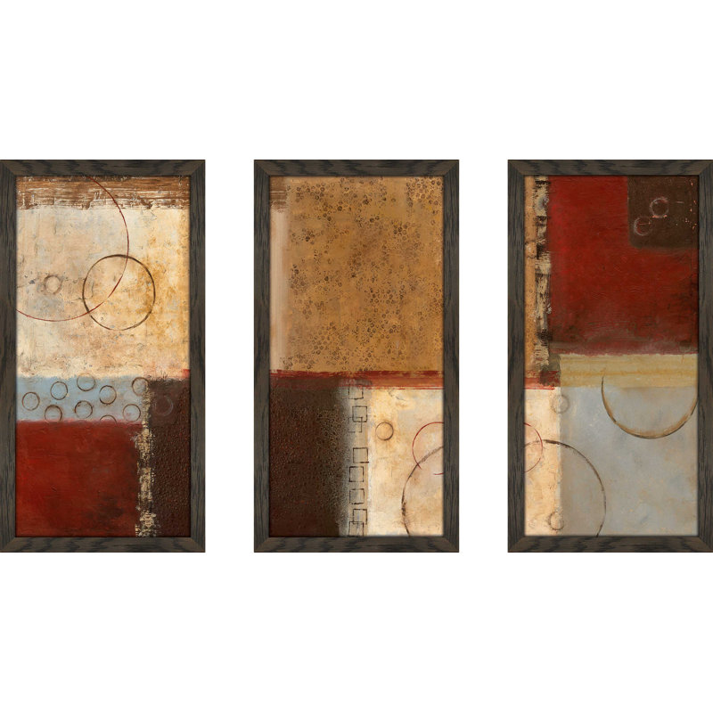 « seasons go round ii », reproduction de peinture à l’acrylique à multiples images, L 52,5 po x H 33,5 po x P 1 po