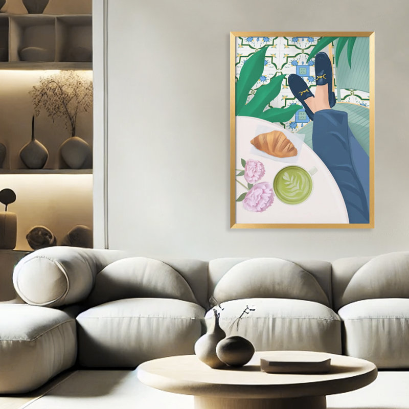 Cafe Print by Petra Lizde, 40" H x 30" W