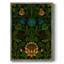 Reproduction florale vintage avec encadrement ccclxv - bois massif
