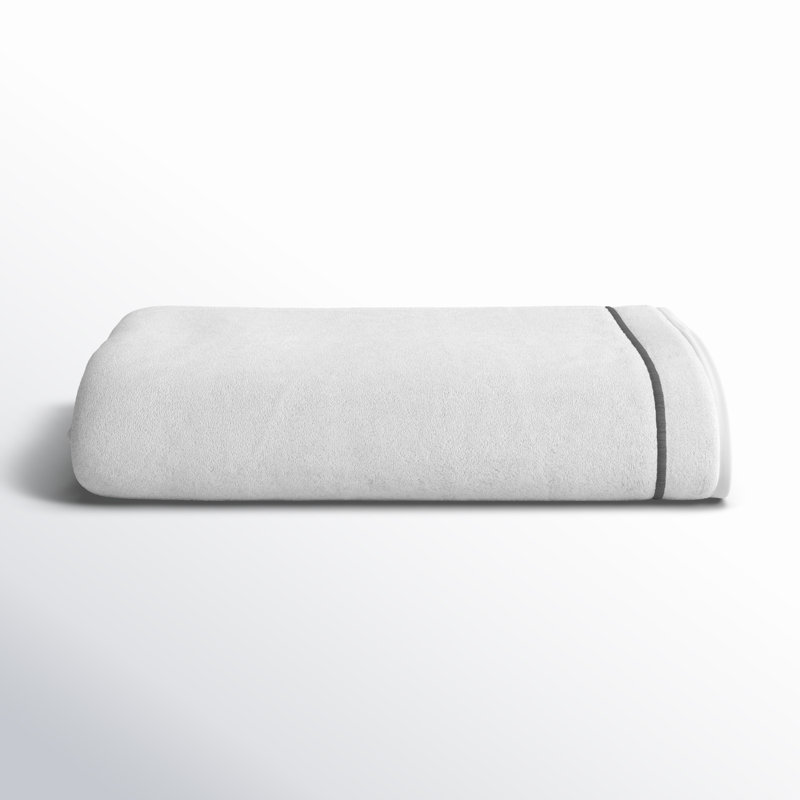Sarika Plush Bath Towel, Gray