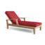 Brianna Outdoor Teak Chaise Lounge