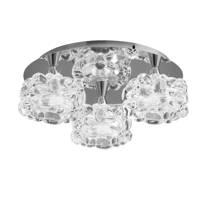 Vinton Glass Semi Flush Mount