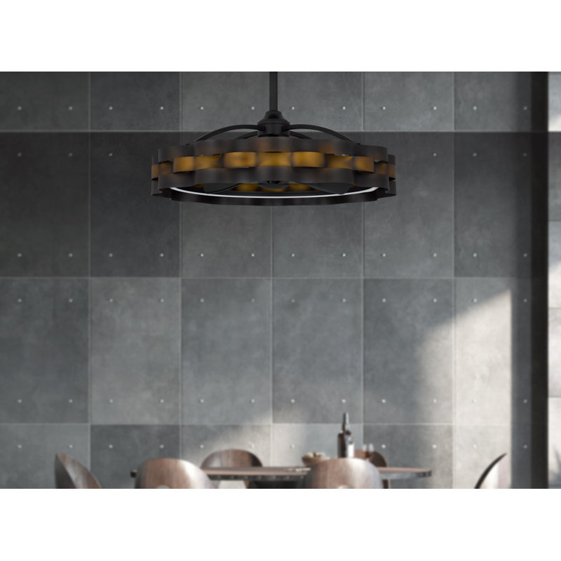 Zemora 22'' Ceiling Fan with LED Lights
