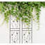 Paquet de 4 treillis de jardin en métal antirouille pour plantes grimpantes