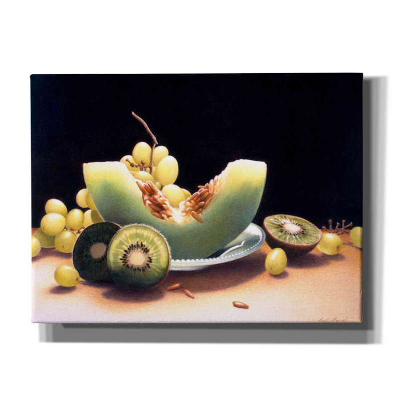 Jenniferanne Shades Of Green par Cecile Baird, H 12 po x l 16 po x P 0,75 po