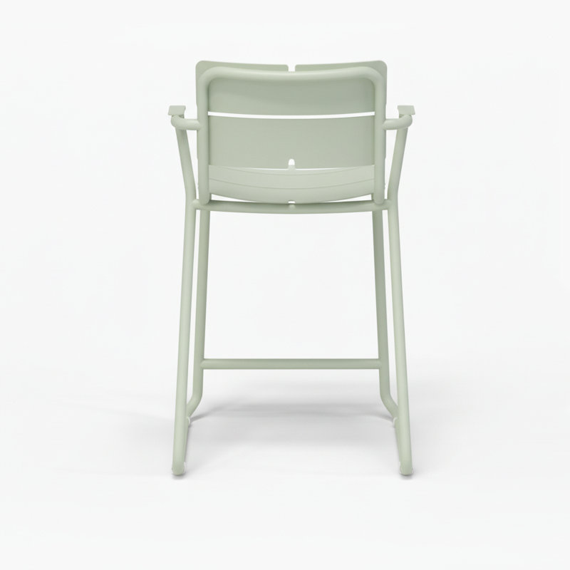 Tabouret Corail, Vert pastel