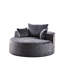 Canapés de compression, fauteuil-lit moderne en mousse chenille de 140 cm pour la maison