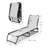 Malone Outdoor Metal Chaise Lounge-1039141559